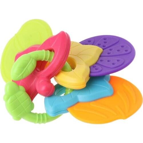 Fruit Shape Baby Teether Silicone Safe Teething Chew Toys Infants Pacifier Gifts