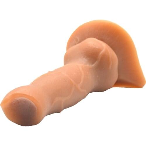 FAAK Dog Penis Realistic Wolf Dick Suction Cup Dildo Anal Plug SexToy For Women Vaginal Clitoral Massage Stimulator Anus Dilator