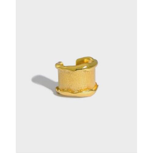 1pc Real 925 Sterling Silver Ear Cuffs Earrings non Pierced Ears Cute Irregular Wide Korean Style Earcuff 2021 Dropshipping