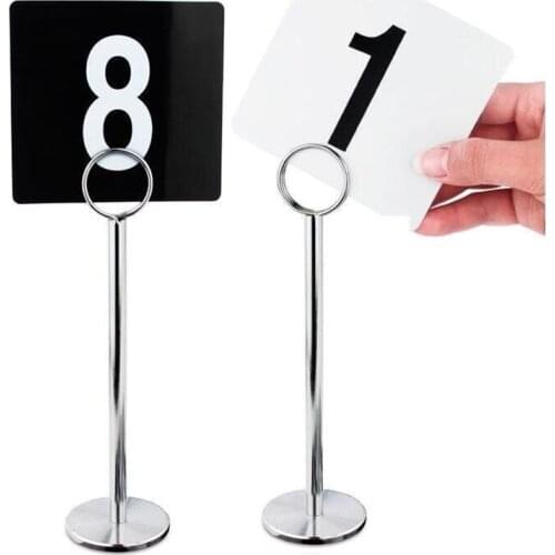 Ring-Clip Table Number Holder Stand /Number Stand/Place Card Holder Wedding Table Name Card Holder Clips Picture Memo Note Photo