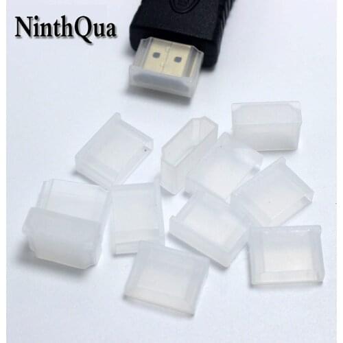 NinthQua 10pcs Dust Cover / Case for Male HDMI Plug Adapter AV Connector For for HDTV HDCP 1080P ect