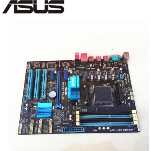 For ASUS M5A97 PLUS Motherboard Socket AM3+ DDR3 32GB For AMD 970 FX Original Desktop Mainboard M5A97 SATA III Used Mainboard