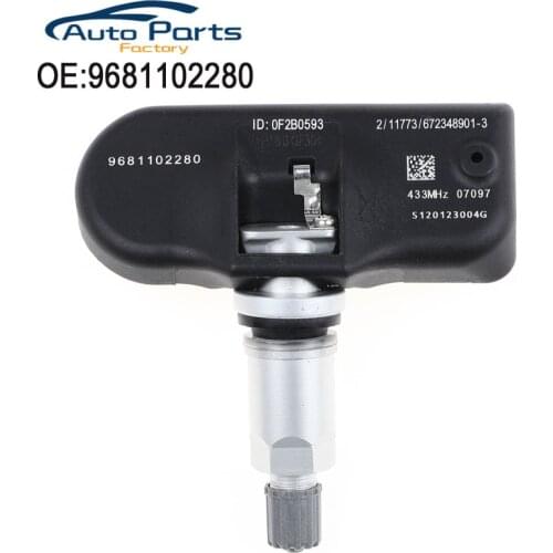 New Tire Pressure Monitoring System TPMS Sensor For Peugeot Citroen 407 207 307 607 508 807 9681102280 433MHZ