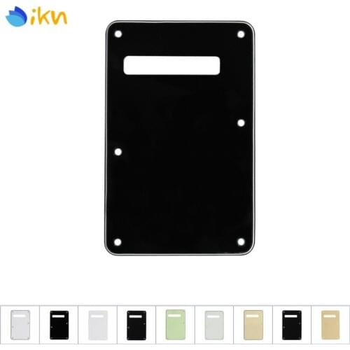 New 1pcs Electric Guitar Back Plate Tremolo Cavity Cover PVC with Screws For FD ST Style Guitar Parts , 9 Colors for choose
