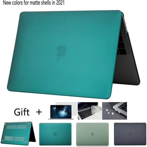 New Crystal\MatteCase For 2020 Pro13 A2338 A2289 A2337 Case For Apple Macbook Air Pro Retina M1 Chip 11 12 13 15 16 inch +gift