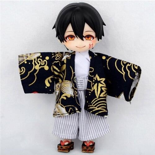 Obitsu11 clothes 1/12 BJD Doll Shoes kimono matching mini clogs for OB11,GSC,Molly Dolls Accessories Fashion shoes