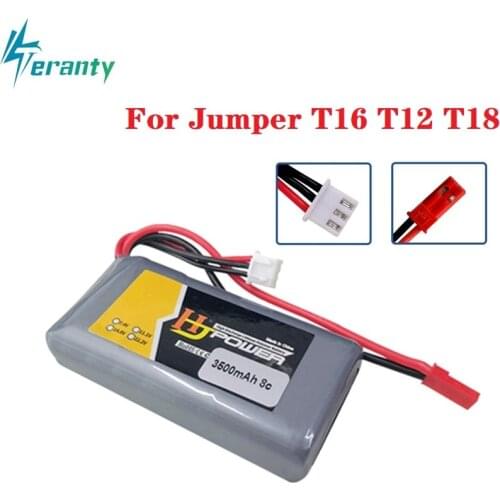 Original Rc Lipo Battery 2S 7.4V 3500MAH Lipo Battery for Jumper T16 T12 Open Source Multi-protocol Radio Transmitter battery