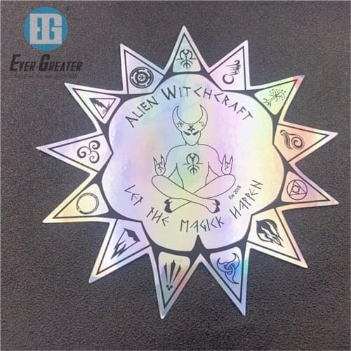 Custom Design Waterproof PVC Vinyl Hologram Sticker Make Your Own Hologram Sticker