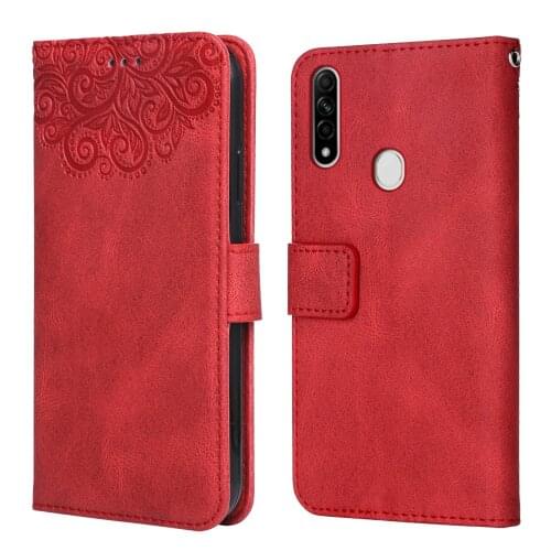 Luxury Leather Case for OPPO A8 Flower Embossing CPH1933 CPH1935 CPH1943 Wallet Flip Phone Case for OPPO A 8 Cover