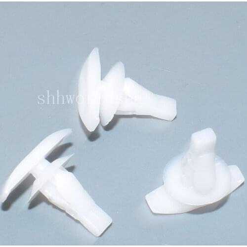 Shhworldsea 200PCS Weatherstrip Retainer For Mitsubishi MR380850 MU481283 For Avalon 1995-On Auto Plastic Clips Car Fasteners