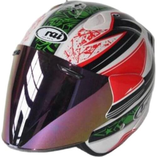 Fashion Cool Men Motorcycle Helmet Retro Helmet Pegatinas Half Helmet Off Road Professional Rally Racing Helmet