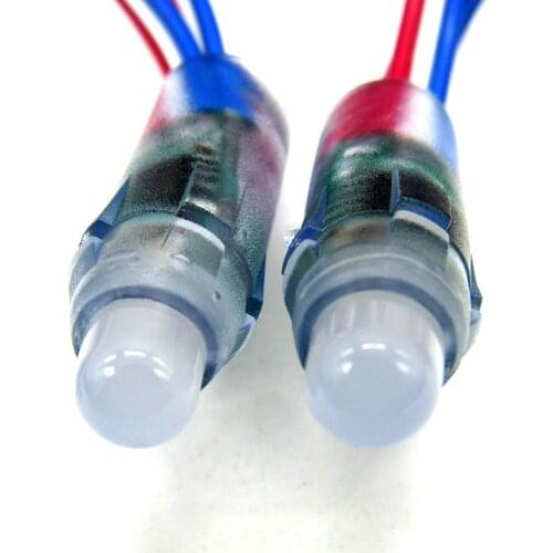 12V 12mm led pixel UCS1903 addressable rgb led module light 50LEDs/string Round Shape Waterproof IP68 digital full color modules