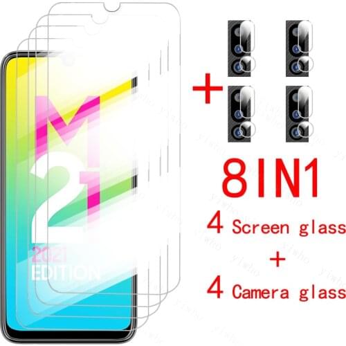 Camera Glass For Samsung M21 Glass Screen Protector For Samsung Galaxy M21 Tempered Glass Sumsung M 21 2021 SM-M215G M215G Film