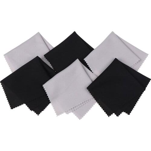 10pcs Sunglasses Screen Microfiber Cleaner Cloth Eyewear Accessories 15*18cm Gray Cleaning Glasses Eyeglasses Cloth Economy