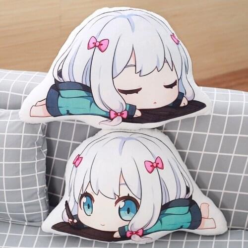 Anime Eromanga Sensei plush pillow cosplay doll Izumi Sagiri pillow double-sided soft plush toy for gift