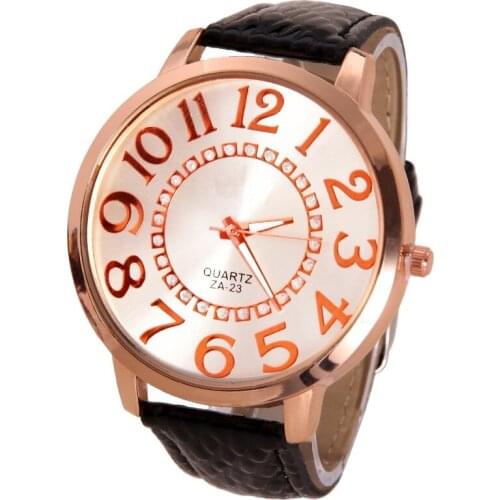 NEW Brand Golden PU Leather reptile style band Analog Quartz Wrist Watch Business Original Woman Watches Clock Geneva