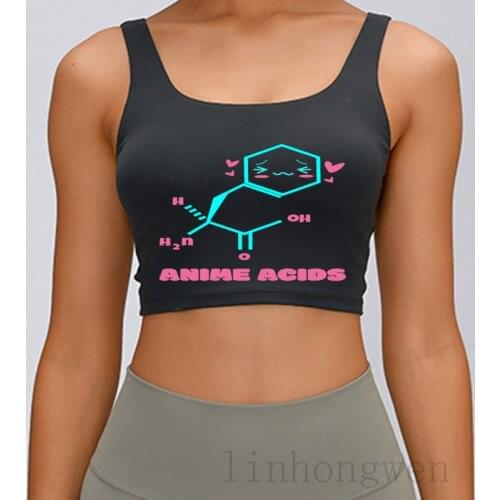 Chemistry Manga Anime Meme Otakues Tank Top Interesting Slim Spring Autumn Basic Round Neck Outfit Designing Top Vest