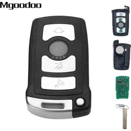 Mgoodoo 1Pc 4 Buttons Full Remote Car Key PC7992 PCF7945 Chip 315Hz For CAS1 CAS2 Anti-theft system BMW7 SERIES E65/E66 730/740