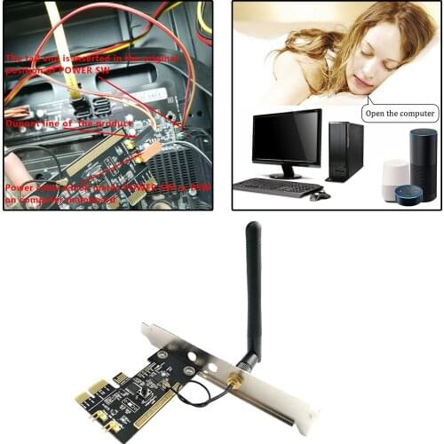 Mini PCI-e Computer Remote Control Boot Card, EWeLink Desktop Smart