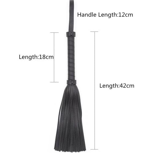 Sex Whip Toys Of Leather Tassel for Slave Role Play Men Women Fetish Bdsm Adults Games To Spanking Flirt Flogger Handle Paddle