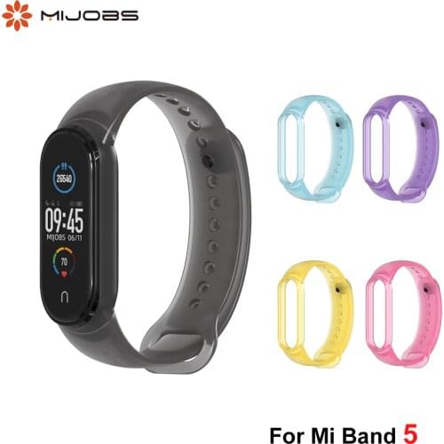 Mi Band 5 Strap Silicone For Xiaomi Opaska Band5 Correa Mi Bend 5 Bracelet Pulsera Miband 5 Wrist NFC Global Colors for kids