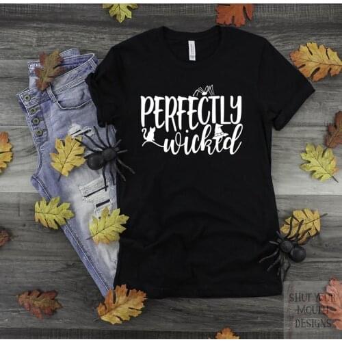 Halloween Shirt Women T-Shirt Fashion Red Female Clothing 100%Cotton Short Sleeve Tees Aesthetic Casual Shirt y2k aesthetic