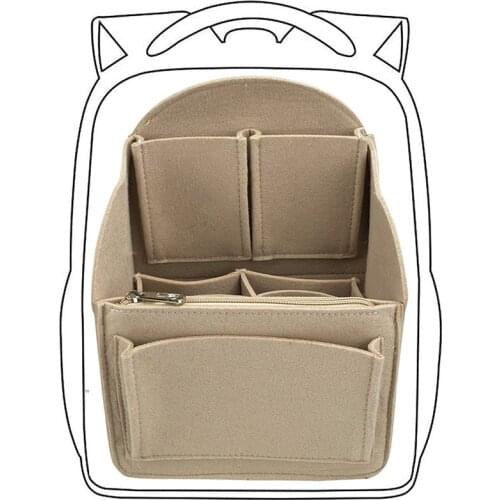 Felt Backpack Insert Organizer Storage bag Universal Bag in Bag Men Women Shoulder Tote Bags Handbag Organizers
