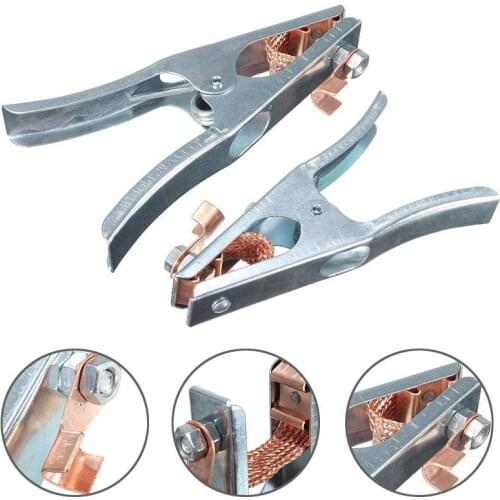 1pc High Quality 300Amp Earth Ground Cable Clip Clamp Welding Manual Welder for Professional Use 175mm Length Mayitr