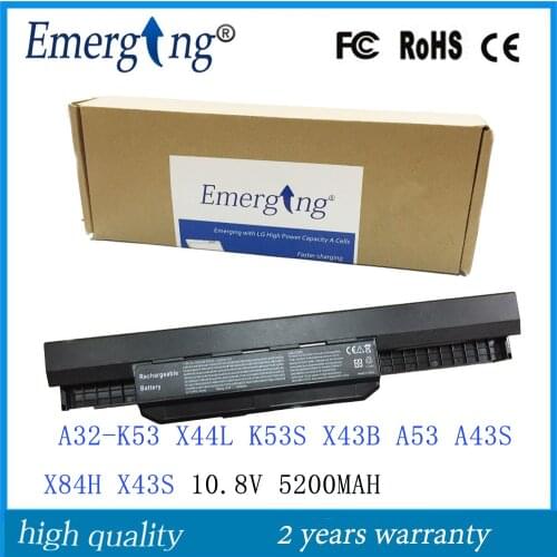 10.8v 5200mah New Japanese Cell Laptop Battery for ASUS A32-K53 K43 K43E K43J K43S K43SV K53 K53E K53F K53J K53S K53SV A43 A53