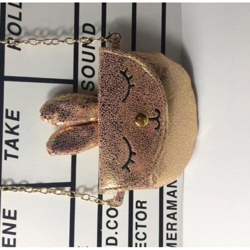 10pcs 2021 Lolita Handbag For Girl Rabbit Shoulder Bag Baby Purse PU Leather Messenger Bag Crossbody Bag