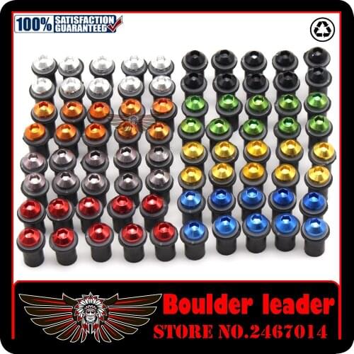 10Ps Motorcycle 5mm Windscreen Windshield Bolts Screw Nut Fastener Kit For APRILIA RS 125 RS125 RSV4 Fairing kit RSV 1000 Tuono