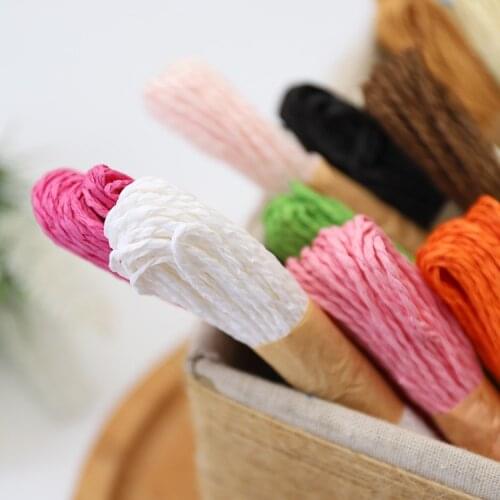 120Meters Multicolor Paper Cords Thread DIY Crafts Handmade Rope Kindergarten Children Kids Toys Home Decorative Accessories