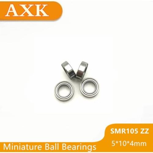 2021 New Rushed Smr105zz Abec-3 (10pcs) 5x10x4 Mm Stainless Steel Miniature Smr105 Zz Ball Bearings Smr105-zz