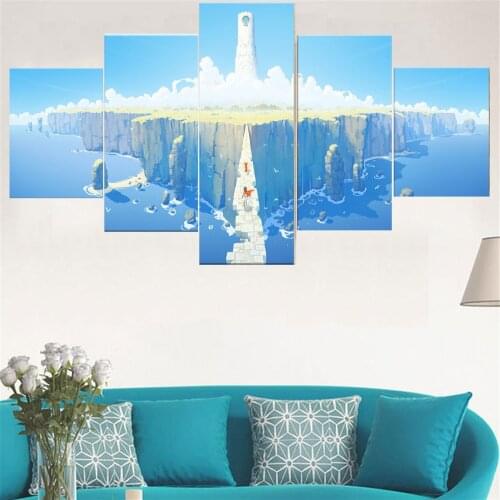 5 Pieces Wall Art Canvas Painting Game Figure Poster Stonebridge Modern Home Decoration For Living Room Bedroom Modular Pictures