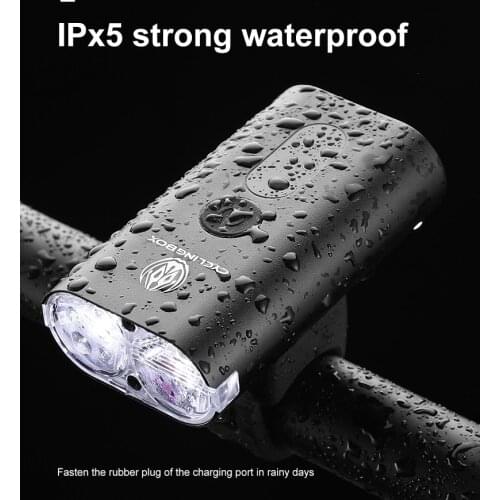 600 Lumens MTB Bike Light Aluminium Headlight Night Cycling Waterproof Front Light 4 Modes Bicycle Lighting Bike Accessories