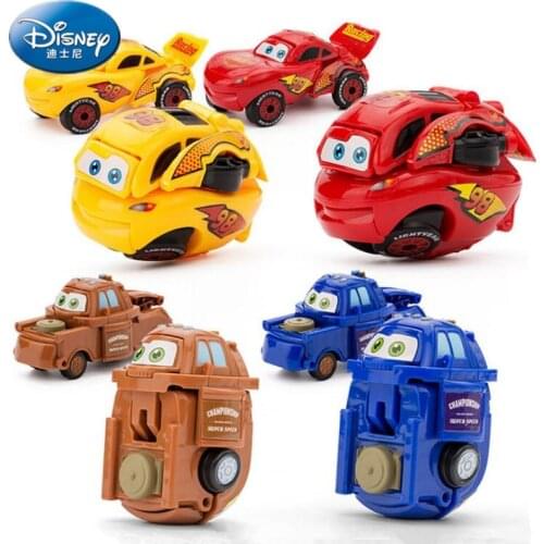 A/B style Disney Pixar Cars 2 3 Lightning McQueen New exotic children racing car boy Christmas gift car model deformed egg toy