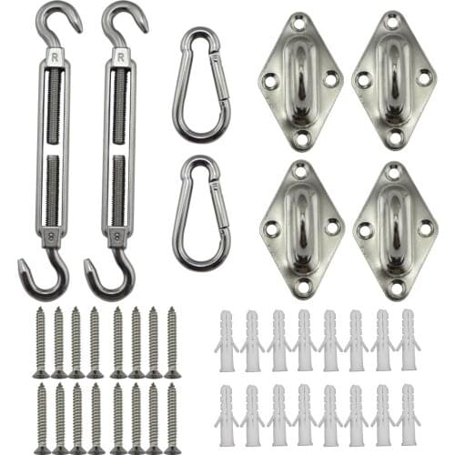 Sun Sail Shade Installation Accessory Hardware Kit