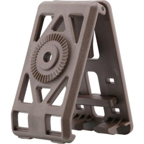 Amomax Tactical Hard Shell Belt Clip Compatible with All Amomax Holsters Magazine Pouches - FDE Color