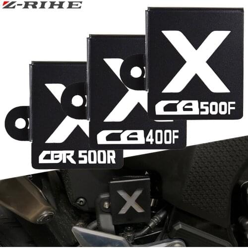 For Honda CB500X CBR500R CB500F CB 500X 500F 400X 400F CB400X 400F Motorcycle Rear Brake Fluid Reservoir Cover Protective Gurad