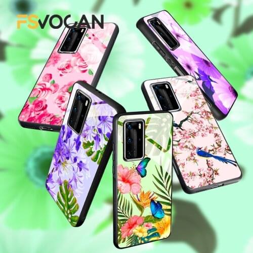 Summer Flowers Phone Case For Huawei P30 P40 P20 Lite E Pro 4G Honor 10 10i Mate 20 30 Plus 8X 9X Nova 5T 5G Floral Daisy Cover