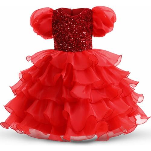 Flower Girls Wedding Dress Kids Dresses For Girls Elegant Princess Evening Party Dress Children Christmas Costume Children Prom