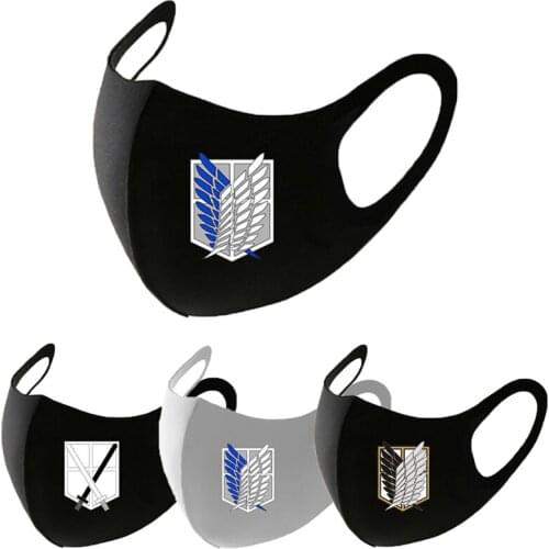 Cosplay Anime Attack on Titan Adult Mask Eren Levi Wings of Liberty Freedom Face Mask Cosplay Prop Face Accessories Halloween