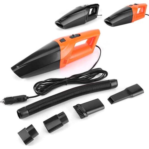 12V 120W 4500mbar Mini Streamlined Handheld Wired Car Vacuum Cleaner Dry Wet Dual Use accesorios automovil