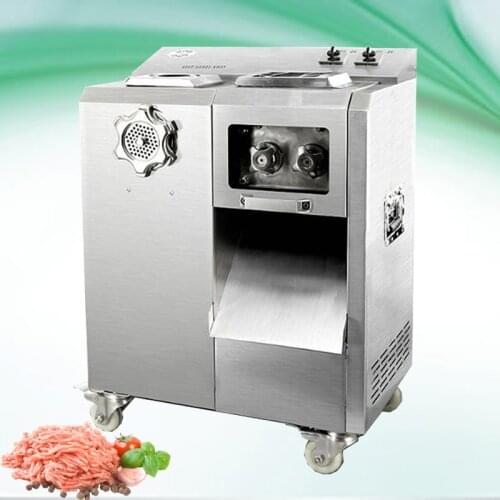 New Vertical Commercial Meat Grinder Stainless Steel Slicer Large-scale Cutter Meat Machine Is Simple And Convenient