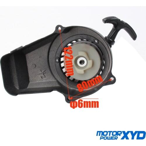 New Aluminum Alloy Easy Pull Start Starter For 47cc 49cc Pocket Dirt Bike Crosser ATV Quad Minimoto 2 Stroke Engine