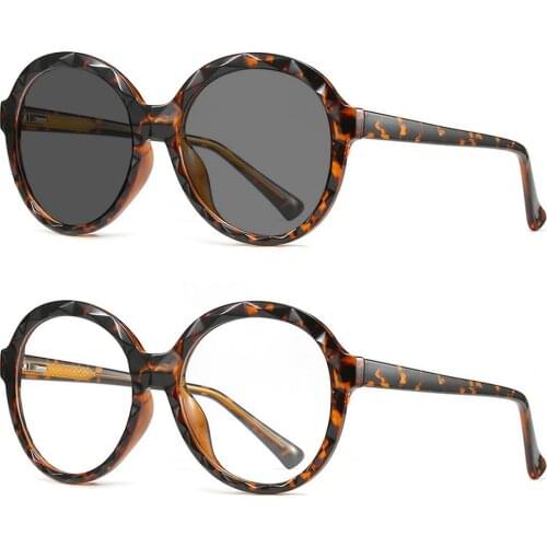 2020 New Oversized Men Women Photochromic Reading Glasses for Female Anti-Fatigue Hyperopia Presbyopia Glasses +25 To +6.00 NX