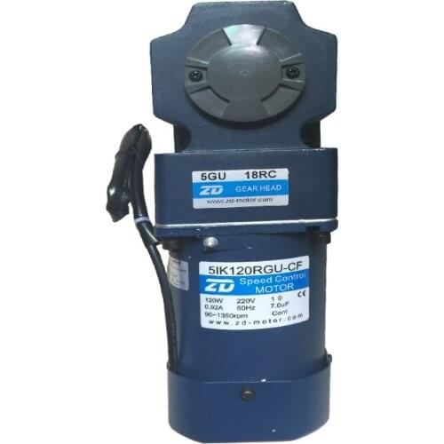 Original new Zhongda 120W speed right angle hollow gear motor 5IK120RGU-CF/5GU18RC medical equipment dedicated