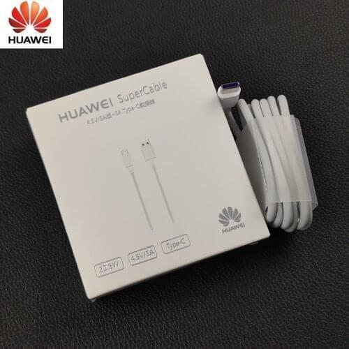 Original Huawei Cable USB 3.1 Type-C Super Charger Cable For P20 P30 Pro lite Mate20 10 Pro P10 Plus lite V10 mate 9 10 20
