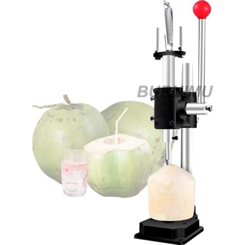 Commercial Coconut Drinking Press Hole Machine Young Coconut Punching Maker Fresh Coconut Punch Manufacturer