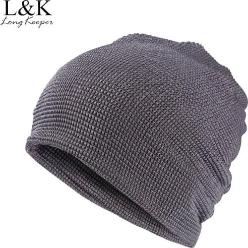 New Solid Autumn Winter Striped Beanie Hat Women Thin Knitted Beanies Cap Spring Hats Cap For Female Male Warm Ladies Outdoor
